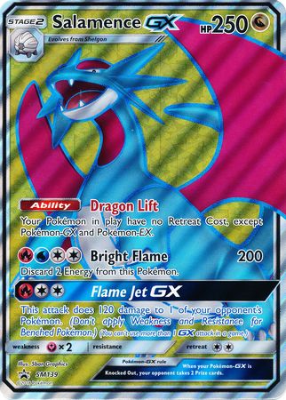 Salamence GX (SM139) (Jumbo Card) [Sun & Moon: Black Star Promos] - PCA Designer Toys