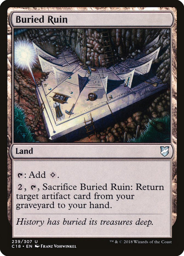 Buried Ruin [Commander 2018] - PCA Designer Toys