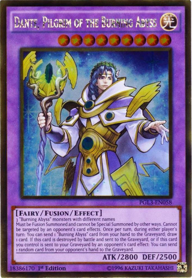 Dante, Pilgrim of the Burning Abyss [PGL3-EN058] Gold Rare - PCA Designer Toys
