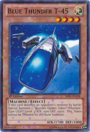 Blue Thunder T-45 [BP01-EN198] Starfoil Rare - PCA Designer Toys
