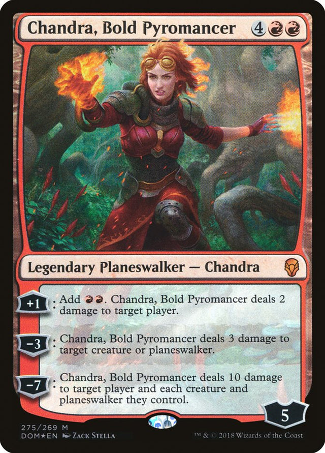 Chandra, Bold Pyromancer [Dominaria] - PCA Designer Toys