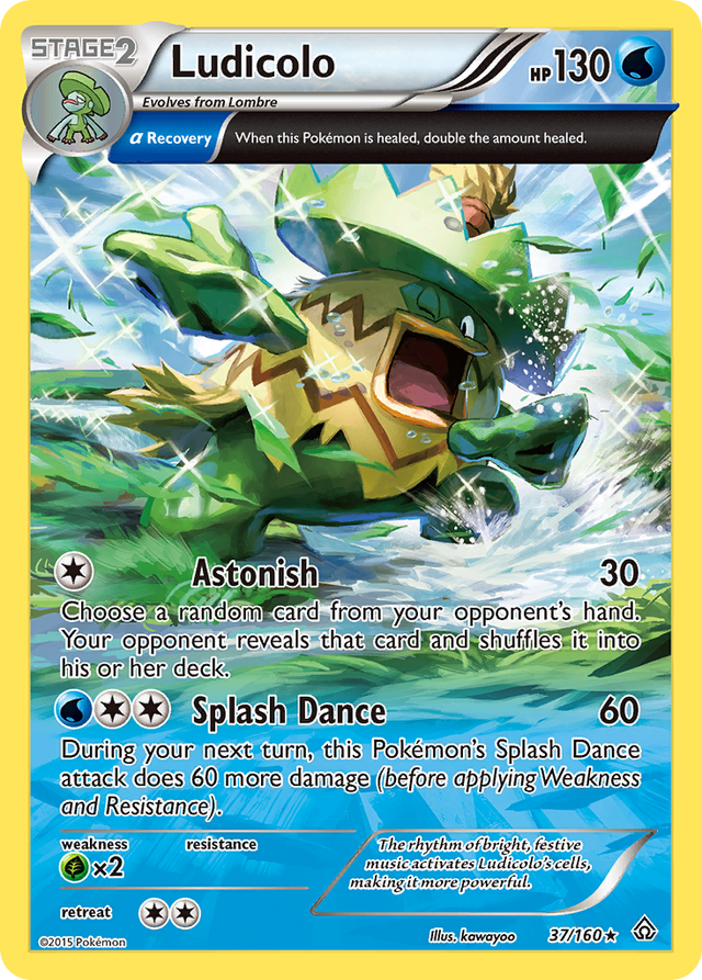 Ludicolo (37/160) [XY: Primal Clash] - PCA Designer Toys