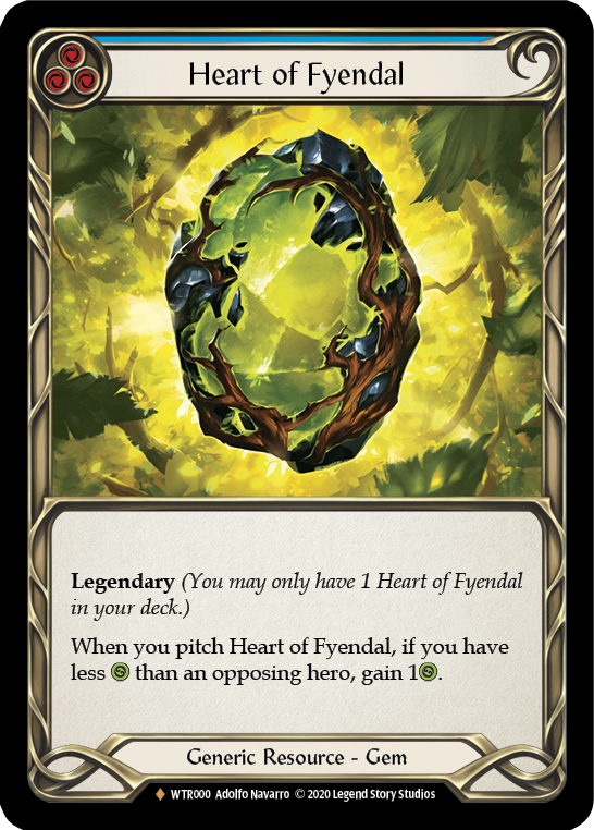 Heart of Fyendal [U-WTR000] (Welcome to Rathe Unlimited)  Unlimited Rainbow Foil - PCA Designer Toys