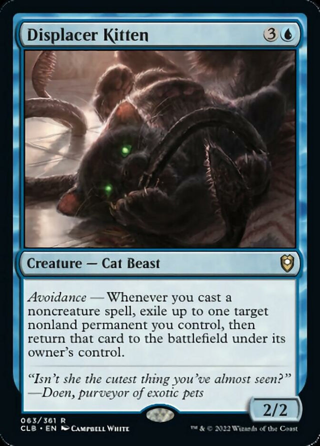 Displacer Kitten [Commander Legends: Battle for Baldur's Gate] - PCA Designer Toys