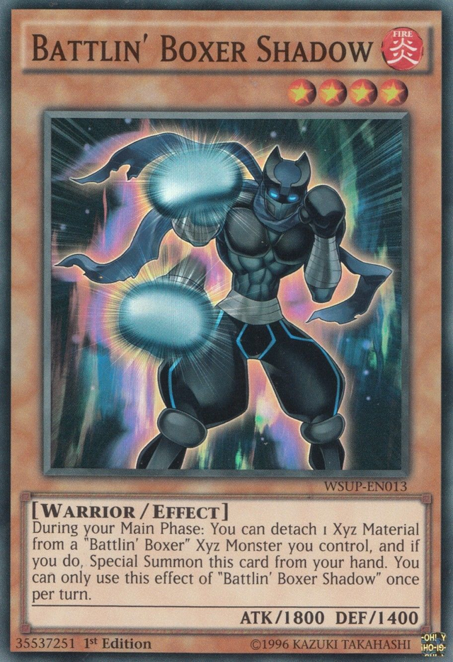 Battlin' Boxer Shadow [WSUP-EN013] Super Rare - PCA Designer Toys