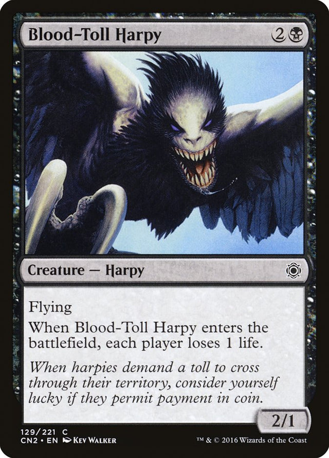 Blood-Toll Harpy [Conspiracy: Take the Crown] - PCA Designer Toys