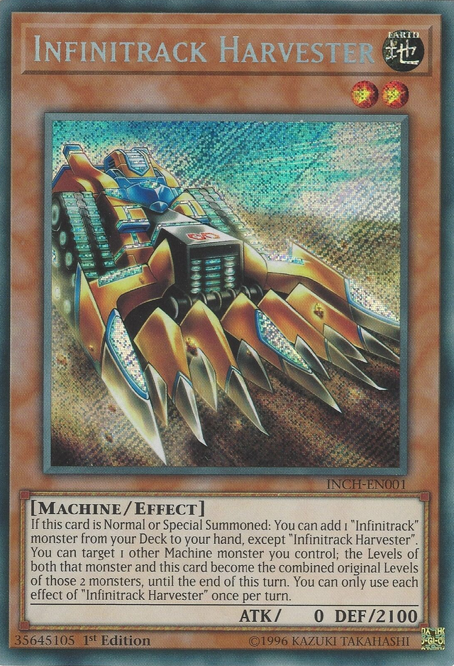 Infinitrack Harvester [INCH-EN001] Secret Rare - PCA Designer Toys
