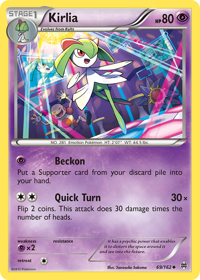 Kirlia (69/162) [XY: BREAKthrough] - PCA Designer Toys