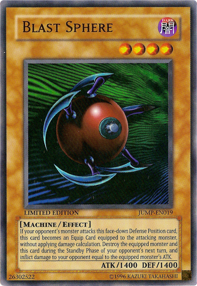 Blast Sphere [JUMP-EN019] Ultra Rare - PCA Designer Toys