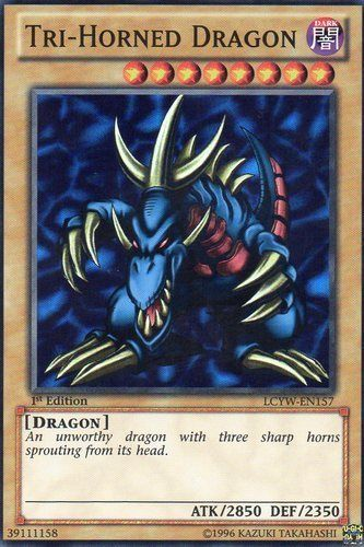 Tri-Horned Dragon [LCYW-EN157] Super Rare - PCA Designer Toys