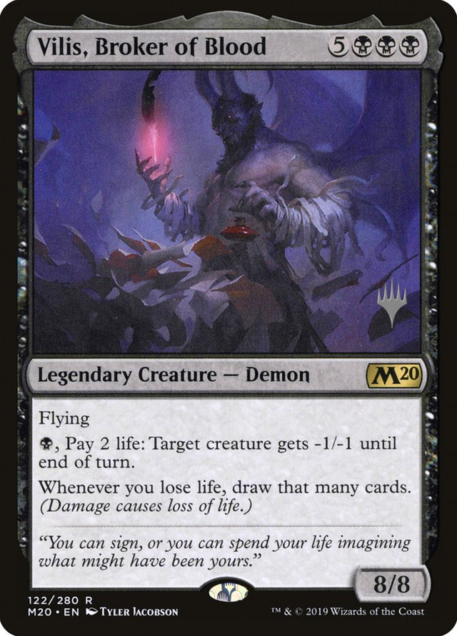 Vilis, Broker of Blood (Promo Pack) [Core Set 2020 Promos] - PCA Designer Toys