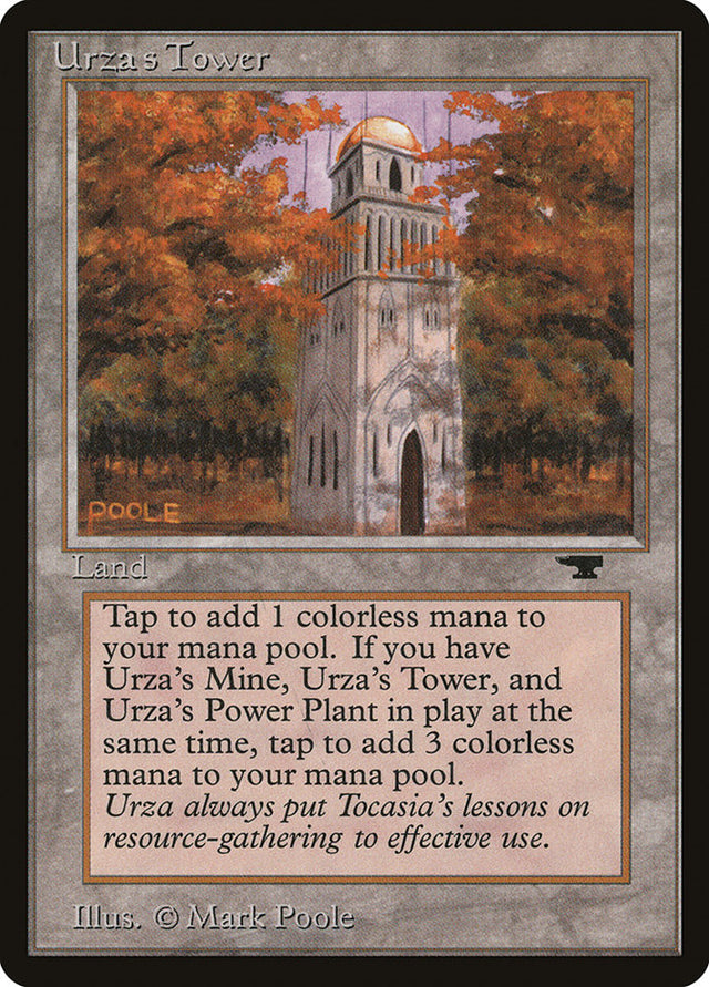 Urza's Tower (Autumn Leaves) [Antiquities] - PCA Designer Toys