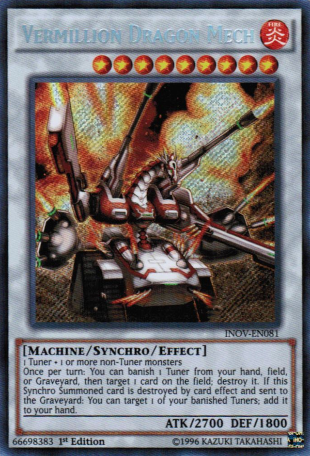 Vermillion Dragon Mech [INOV-EN081] Secret Rare - PCA Designer Toys