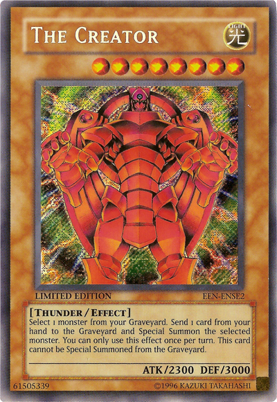 The Creator [EEN-ENSE2] Secret Rare - PCA Designer Toys