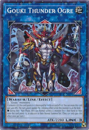 Gouki Thunder Ogre [SP18-EN035] Starfoil Rare - PCA Designer Toys