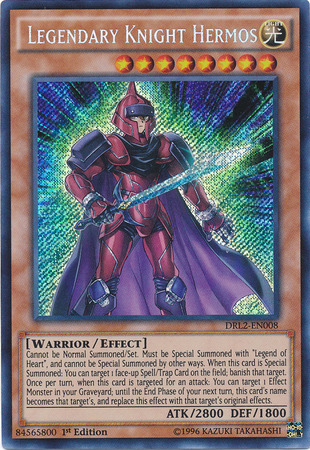 Legendary Knight Hermos [DRL2-EN008] Secret Rare - PCA Designer Toys