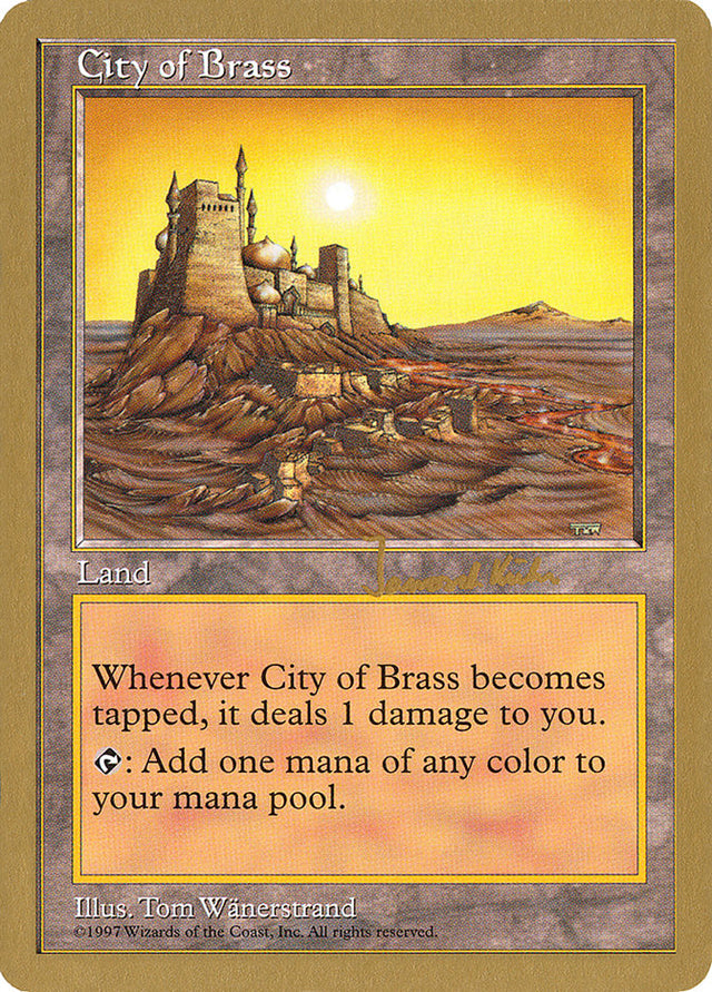 City of Brass (Janosch Kuhn) [World Championship Decks 1997] - PCA Designer Toys