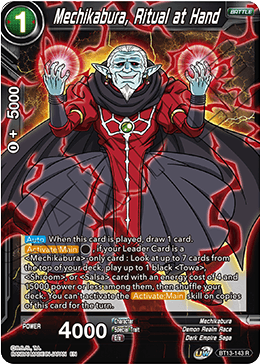 Mechikabura, Ritual at Hand (Rare) (BT13-143) [Supreme Rivalry] - PCA Designer Toys