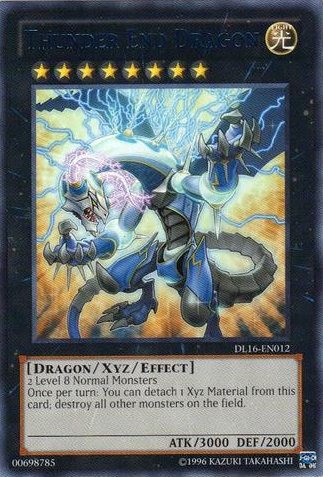 Thunder End Dragon (Blue) [DL16-EN012] Rare - PCA Designer Toys