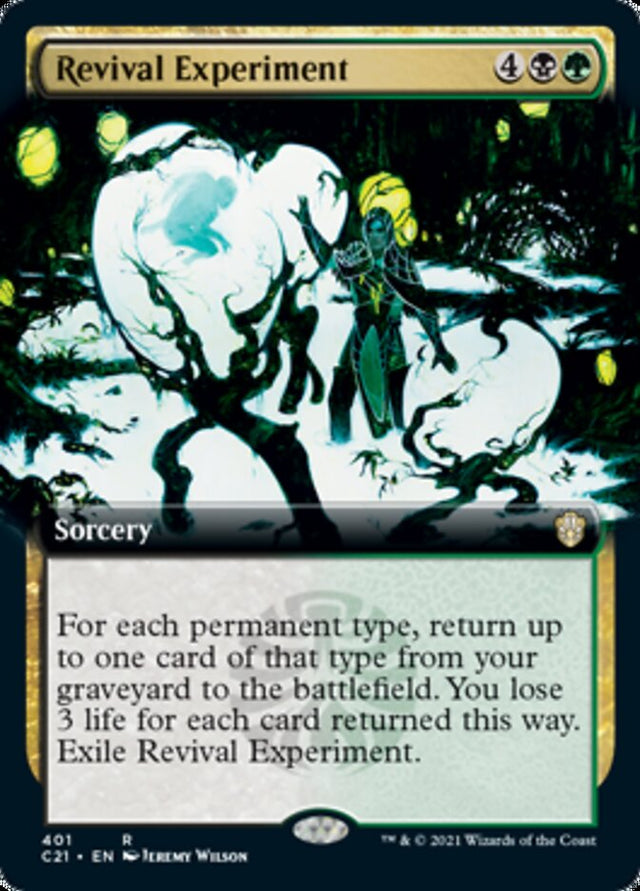 Revival Experiment (Extended Art) [Commander 2021] - PCA Designer Toys
