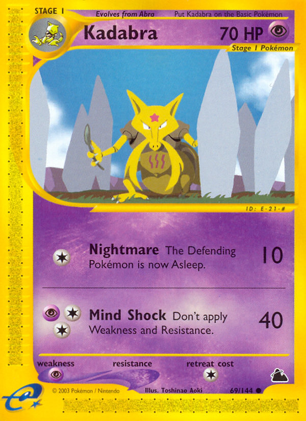 Kadabra (69/144) [Skyridge] - PCA Designer Toys