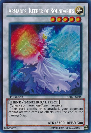 Armades, Keeper of Boundaries [JOTL-EN045] Secret Rare - PCA Designer Toys