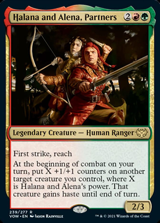 Halana and Alena, Partners [Innistrad: Crimson Vow] - PCA Designer Toys