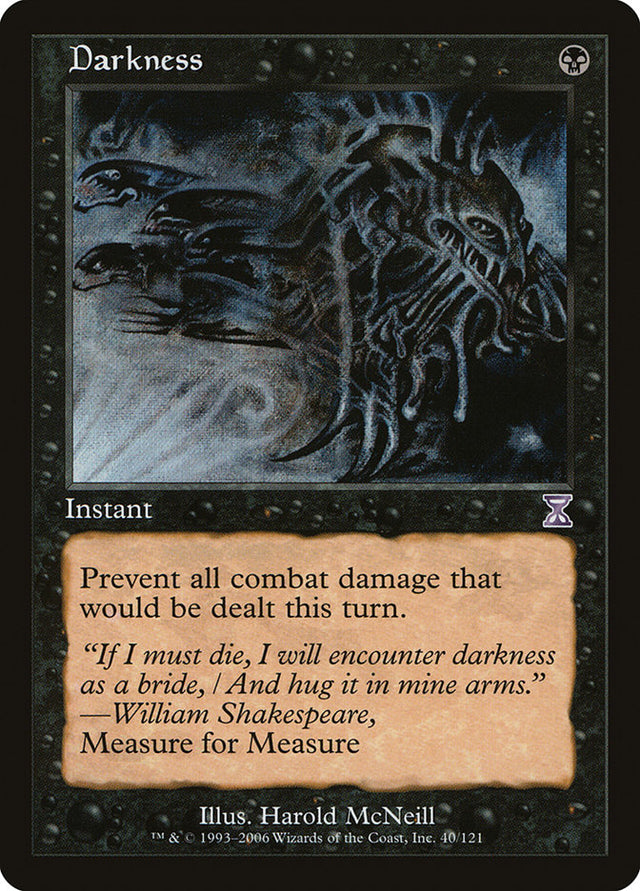 Darkness [Time Spiral Timeshifted] - PCA Designer Toys
