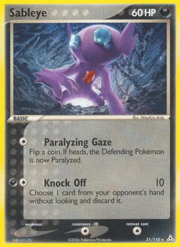 Sableye (31/110) [EX: Holon Phantoms] - PCA Designer Toys