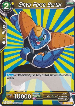 Ginyu Force Burter (BT1-097) [Galactic Battle] - PCA Designer Toys