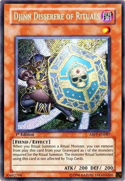 Djinn Disserere of Rituals [ABPF-EN087] Secret Rare - PCA Designer Toys
