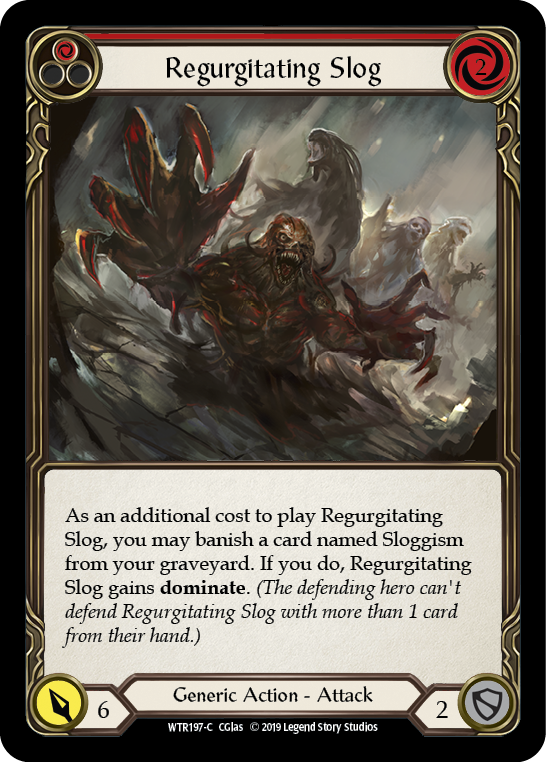 Regurgitating Slog (Red) [WTR197-C] (Welcome to Rathe)  Alpha Print Normal - PCA Designer Toys
