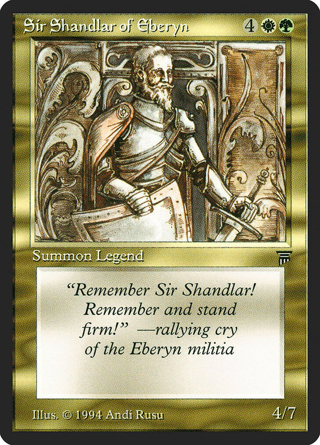 Sir Shandlar of Eberyn [Legends] - PCA Designer Toys