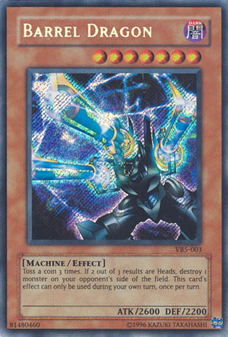 Barrel Dragon [VB5-003] Secret Rare - PCA Designer Toys