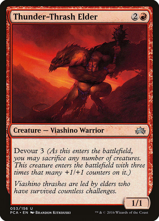 Thunder-Thrash Elder [Planechase Anthology] - PCA Designer Toys