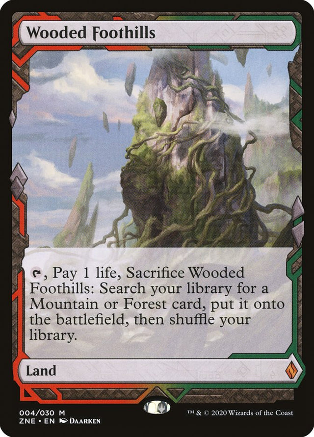 Wooded Foothills (Expeditions) [Zendikar Rising Expeditions] - PCA Designer Toys