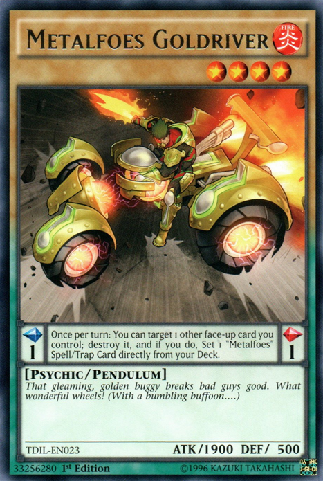 Metalfoes Goldriver [TDIL-EN023] Rare - PCA Designer Toys