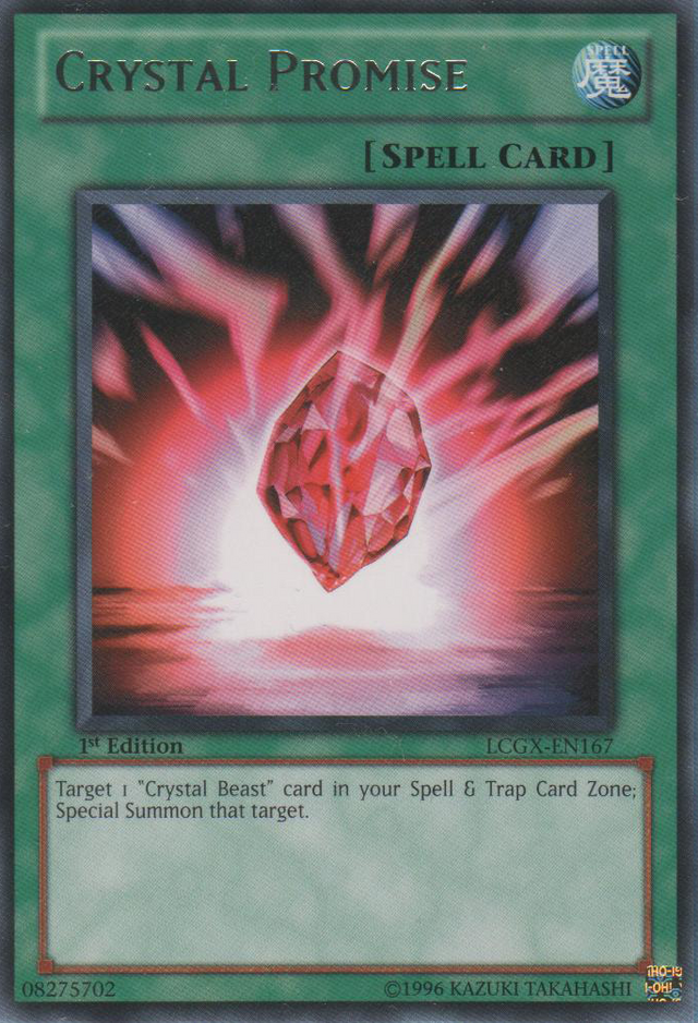 Crystal Promise [LCGX-EN167] Rare - PCA Designer Toys