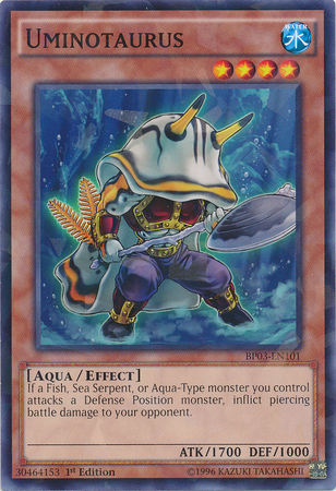 Uminotaurus [BP03-EN101] Shatterfoil Rare - PCA Designer Toys