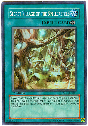 Secret Village of the Spellcasters [CSOC-EN061] Super Rare - PCA Designer Toys
