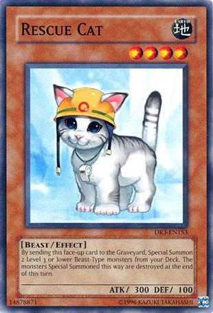 Rescue Cat [DR3-EN153] Common - PCA Designer Toys