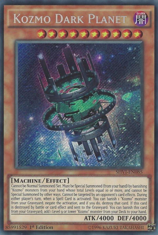 Kozmo Dark Planet [SHVI-EN085] Secret Rare - PCA Designer Toys