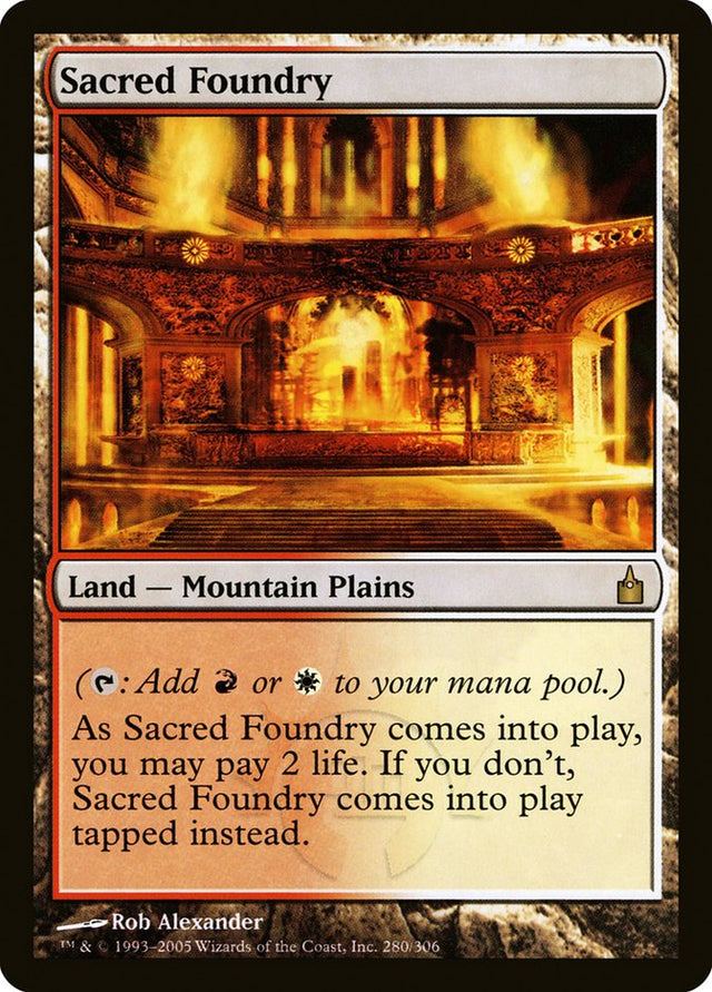 Sacred Foundry [Ravnica: City of Guilds] - PCA Designer Toys