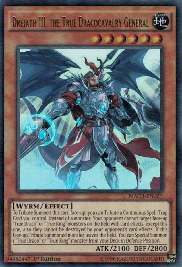 Dreiath III, the True Dracocavalry General [MACR-EN023] Ultra Rare - PCA Designer Toys