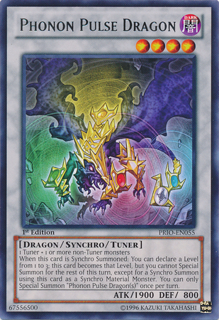 Phonon Pulse Dragon [PRIO-EN055] Rare - PCA Designer Toys