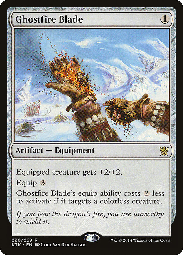 Ghostfire Blade [Khans of Tarkir] - PCA Designer Toys