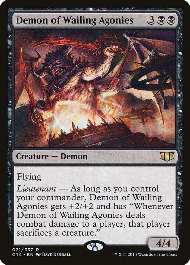 Demon of Wailing Agonies [Commander 2014] - PCA Designer Toys