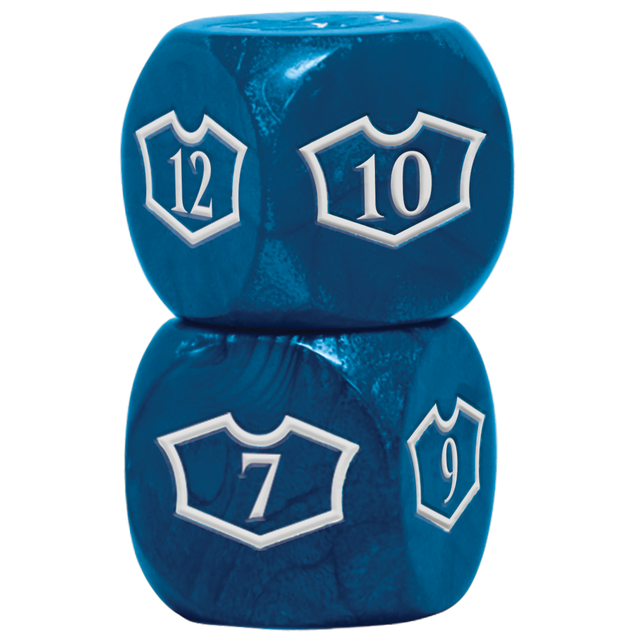 Ultra PRO: Loyalty Dice Set - 22MM Deluxe with 7-12 (Island)