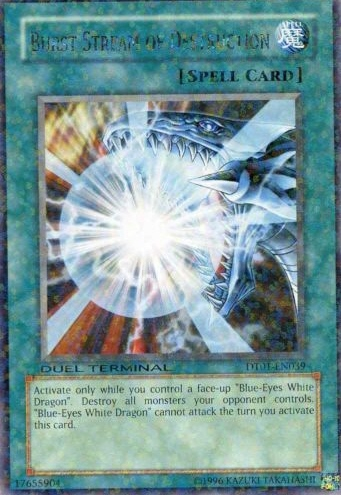 Burst Stream of Destruction [DT01-EN039] Rare - PCA Designer Toys
