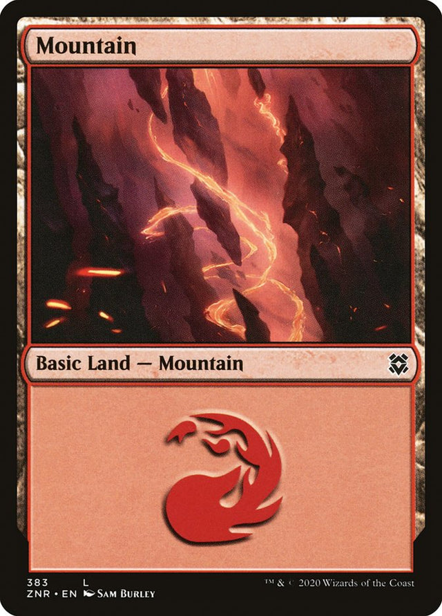 Mountain (383) [Zendikar Rising] - PCA Designer Toys